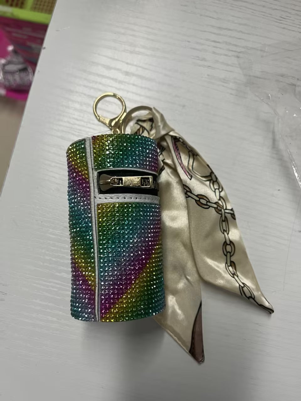 Silk Scarf Keychain Storage Mini 819ae6aa b9f6 417a b402 5362f284080a