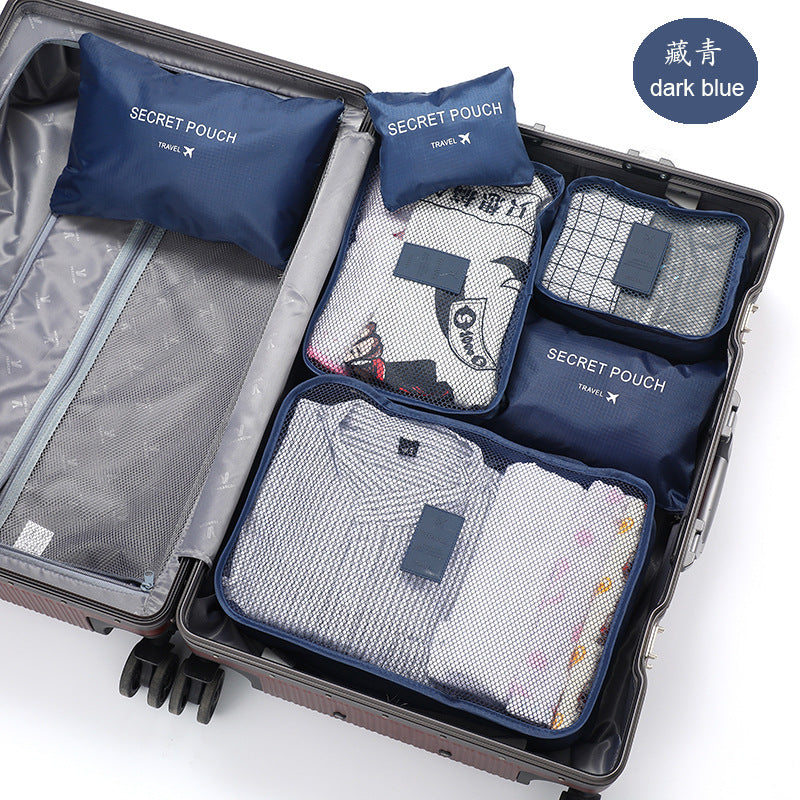 Travel Storage Bag Set Of Six