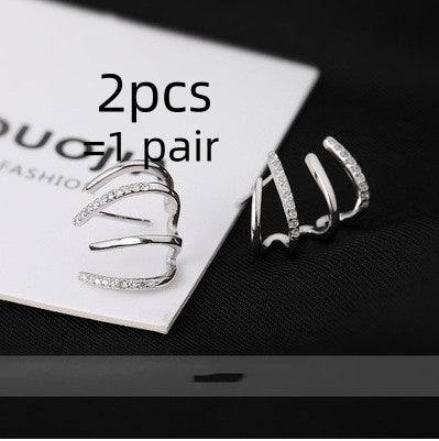 S925 Silver Needle Four-prong Zircon Inlaid Earrings 81a8bc05 c654 4916 838b cd33e4aab548 8b061175 328a 4c53 9ac4 60ff93066fb