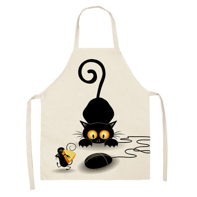 Cute Cartoon Cat In Apron 81ab3c46 3acc 407b bbac 344ffce1e0f1