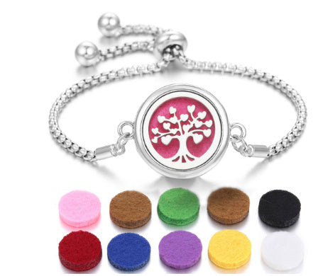 Lucky Tree Aromatherapy Oil Stainless Steel Alloy Bracelet 81addf88 ba24 4cf3 8ea4 5fae8ec2f498