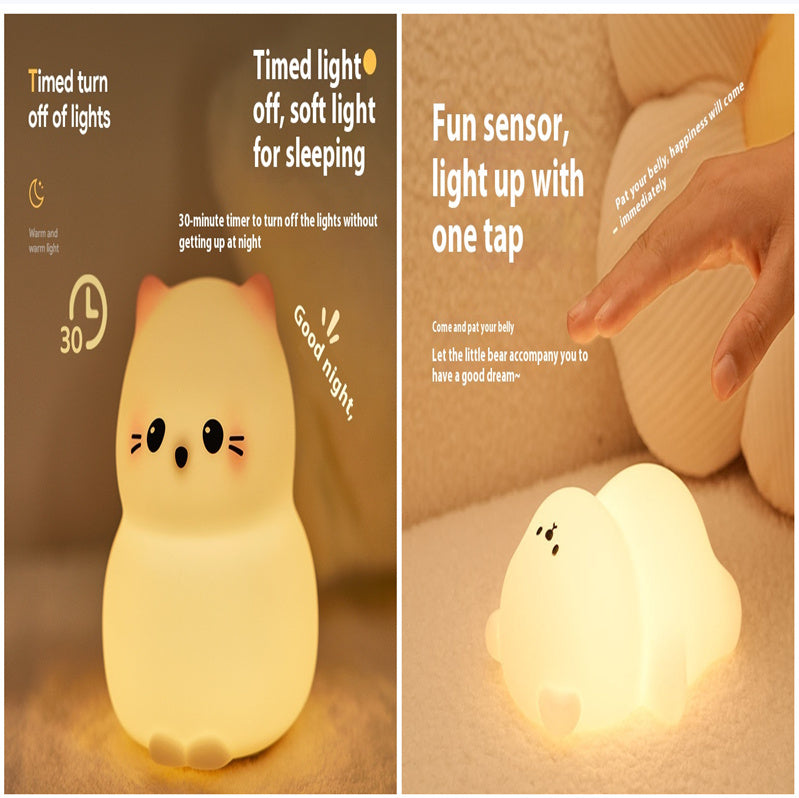USB Rechargeable LED Colorful Timing Atmosphere Silicone Light 81c1cd9e 6c2e 43d2 a030 57855842184b