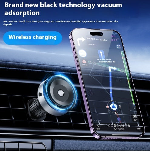 Intelligent Mobile Phone Holder Double-Sided Car Mount Magnetic Universal Adsorption Bracket Vacuum Adsorption Stable For Phone - 图片 5