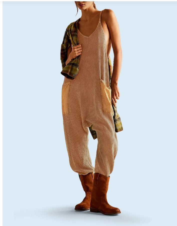Waffle Knitted Trousers Jumpsuit Suspender Pants 81fd7ad9 be6c 4571 b002 99645d94dc94 4b88cb45 1bfe 43db 9654 20733279d552