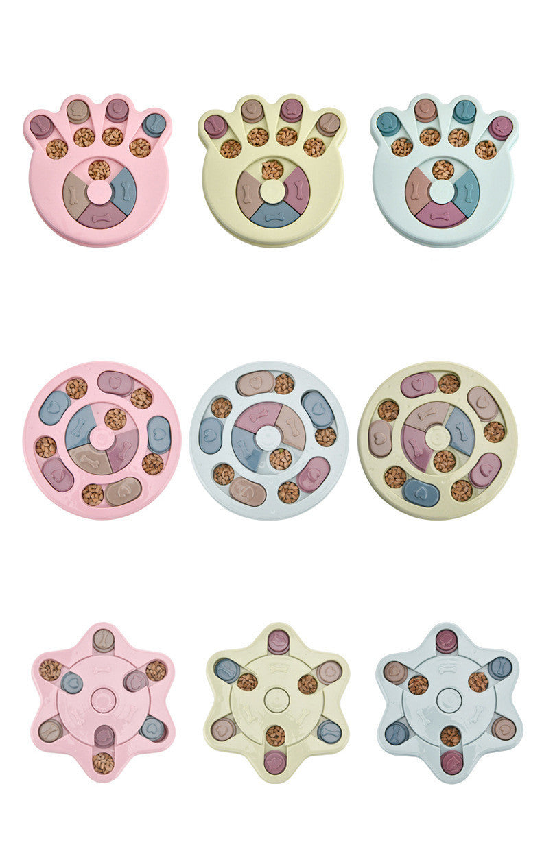 Dog Puzzle Toys Increase IQ Interactive Slow Dispensing Feeding Dog Training Games Feeder For Small Medium Dog Pet Training T