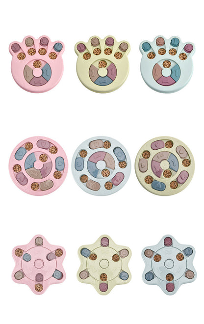 Dog Puzzle Toys Increase IQ Interactive Slow Dispensing Feeding Dog Training Games Feeder For Small Medium Dog Pet Training T
