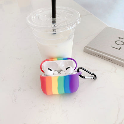Compatible with Apple, Rainbow silicone protective sleeve 821142598112