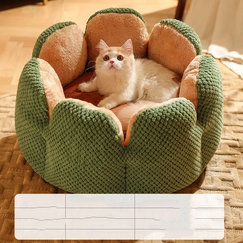 Soft And Warm Cactus Petal Pet Nest 821c77e3 3c1c 415c 92ff 578268d2bef1