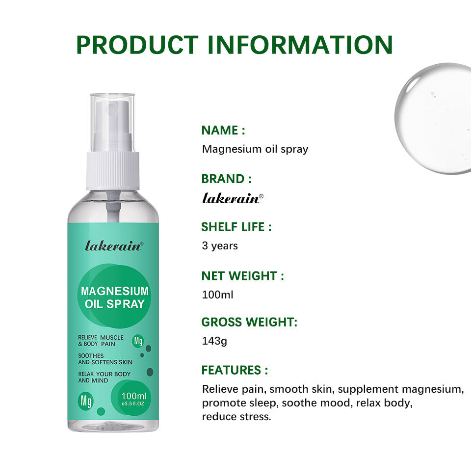 Skin Care Body Magnesium Oil Spray 821dc387 642c 49a9 b20a 61fd9229f774