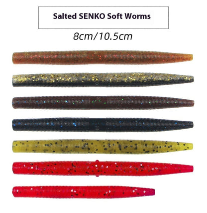 Lure Mandarin Fish Weever Soft Worm Bait 8cm105cm Salted Noodles Worm 821fa312 a587 460d 9fa5 656e60691c36