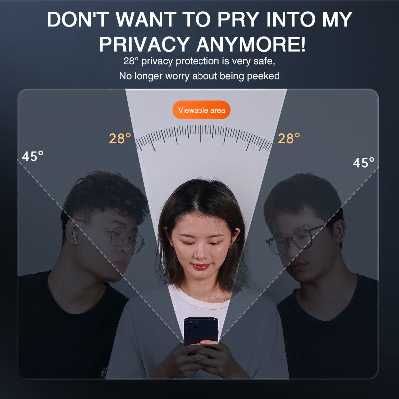Mobile Phone Anti-peeping Tempered Glass Full Screen - 图片 2