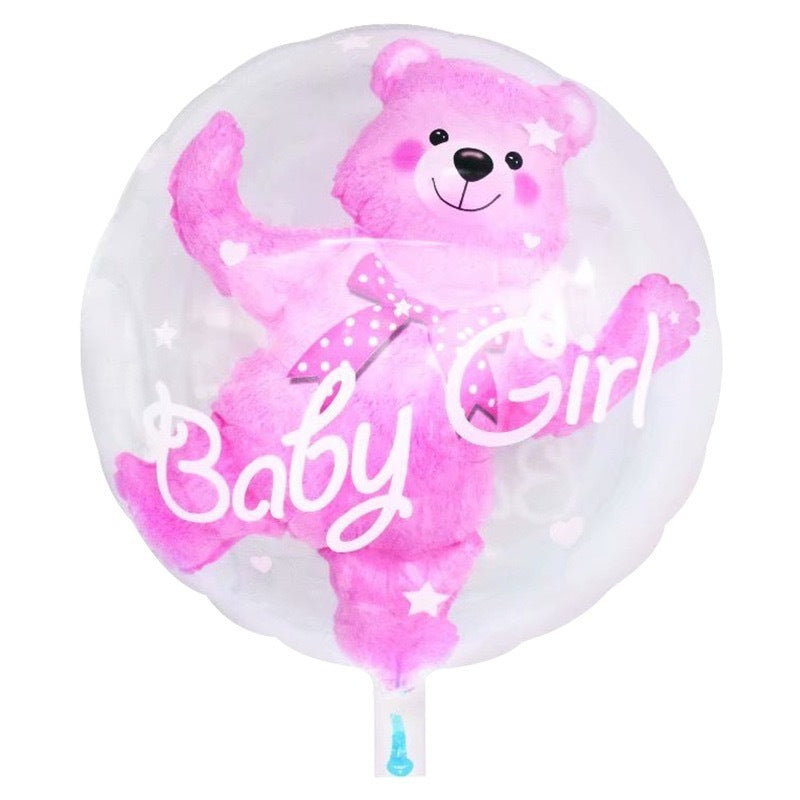 24-inch Transparent Bounce Ball Birthday Party Layout Supplies Balloon - HD Wireless Product #9