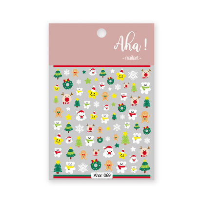 Nail Art Sticker Santa Claus Cartoon 82441828 dd8f 43f6 938b a38e9f533794