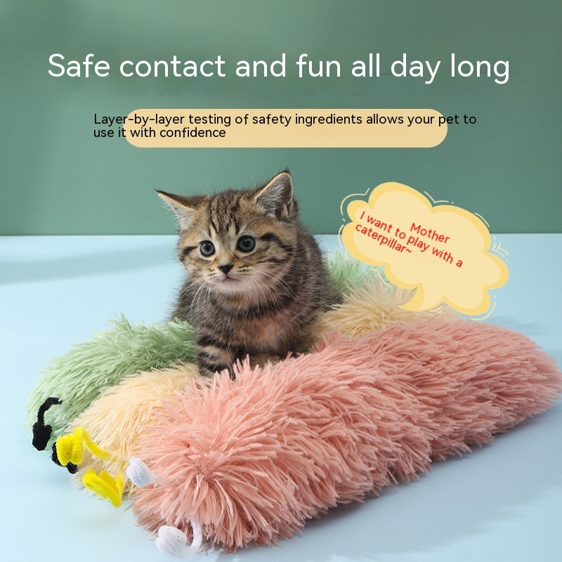 Caterpillar Ringing Paper Cat Toy Self-Hi Relieving Stuffy And Bite-resistant 82559a14 4f9b 493d a889 1182dddb216f trans