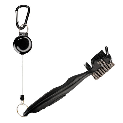 Double-sided brush for golf swing 826770571726