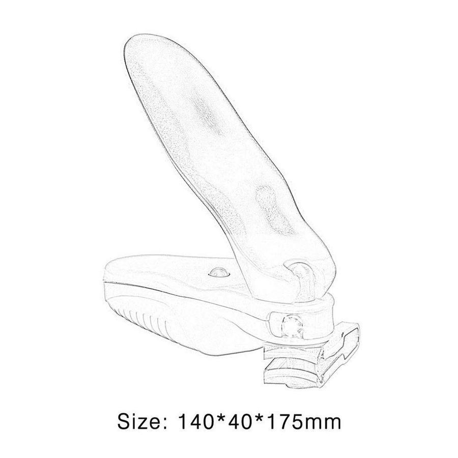 Handle 150 Degree Swivel Nail Clipper with LED Light 8290574493019