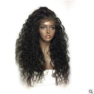 New product explosion European and American fashion wig ladies front lace chemical fiber wig set 829881212233