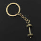 Fashion New Style Dumbbell Fitness Equipment Key Chain Jewelry Vintage Pendant 82aa86b8 a535 413a b2eb 3f3591518a96