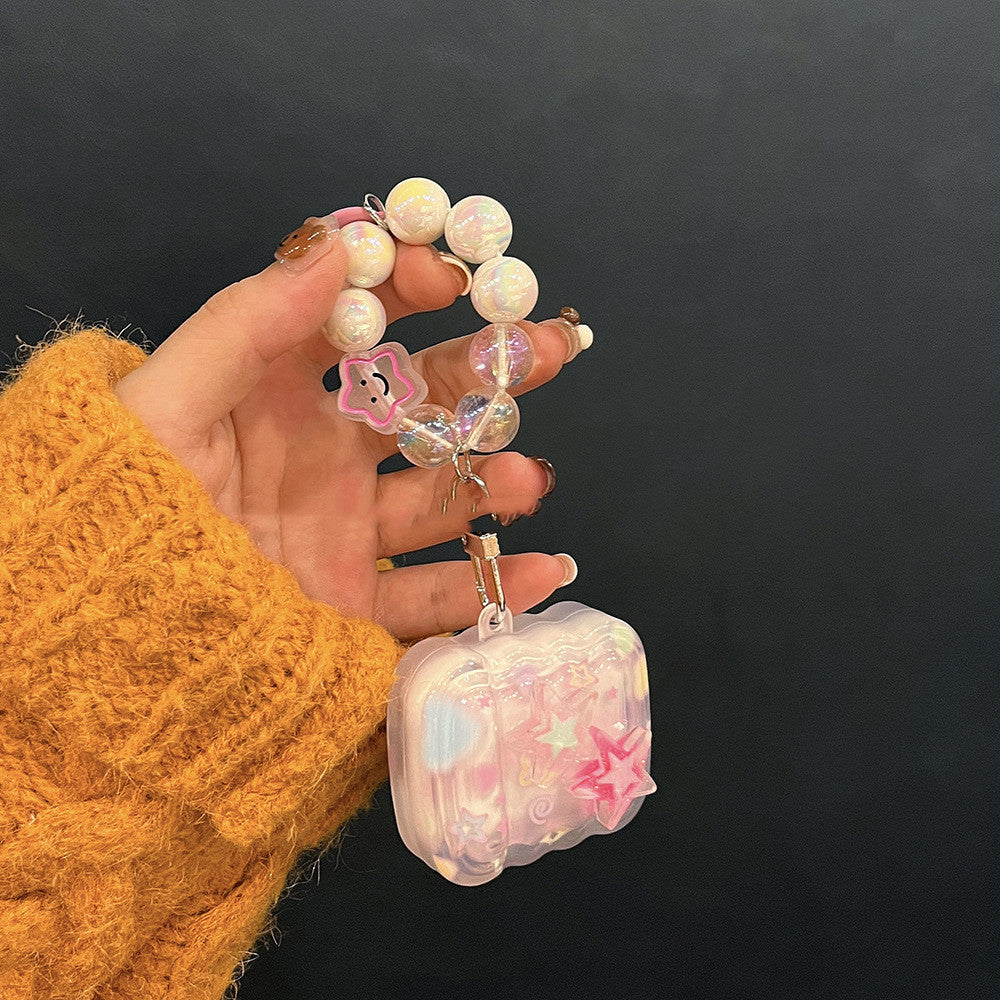 Han Maiden Sweet Girl Gradual Change Star Headset Protective Case 82b3c456 7c76 4069 bde5 8f44bdf24e2c