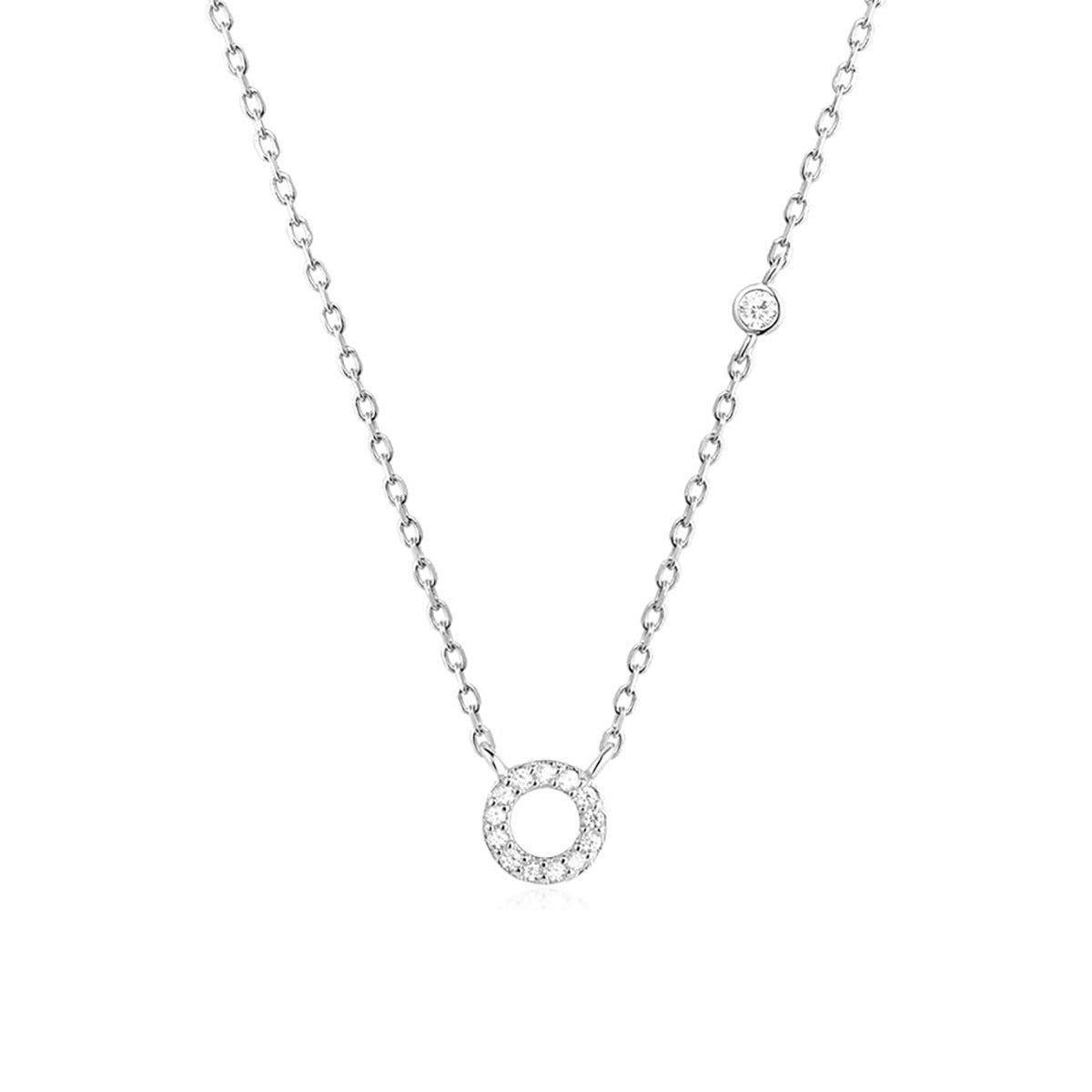 Fashion Jewelry Luxury Gold Color A-Z 26 Letters Necklace CZ Pendant For Women Cute Initials Name Necklace Fashion Party Wedd