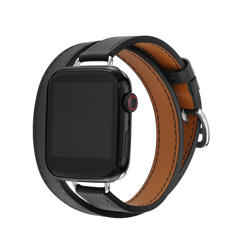 Watch Strap Leather Double Circle 82d7afca eb24 4472 8c91 4c26f68e3cac