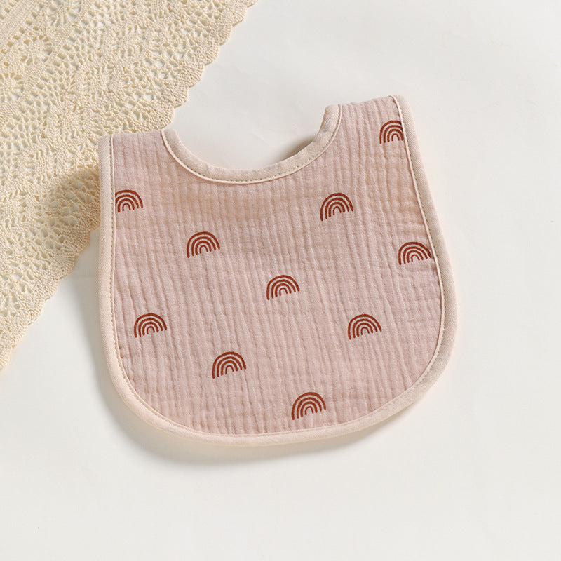 Cotton Gauze U-shaped Bib Baby Saliva Towel 82da84ef 509d 47d5 9b15 8f6a522d095f