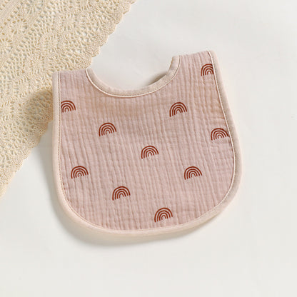 Cotton Gauze U-shaped Bib Baby Saliva Towel 82da84ef 509d 47d5 9b15 8f6a522d095f