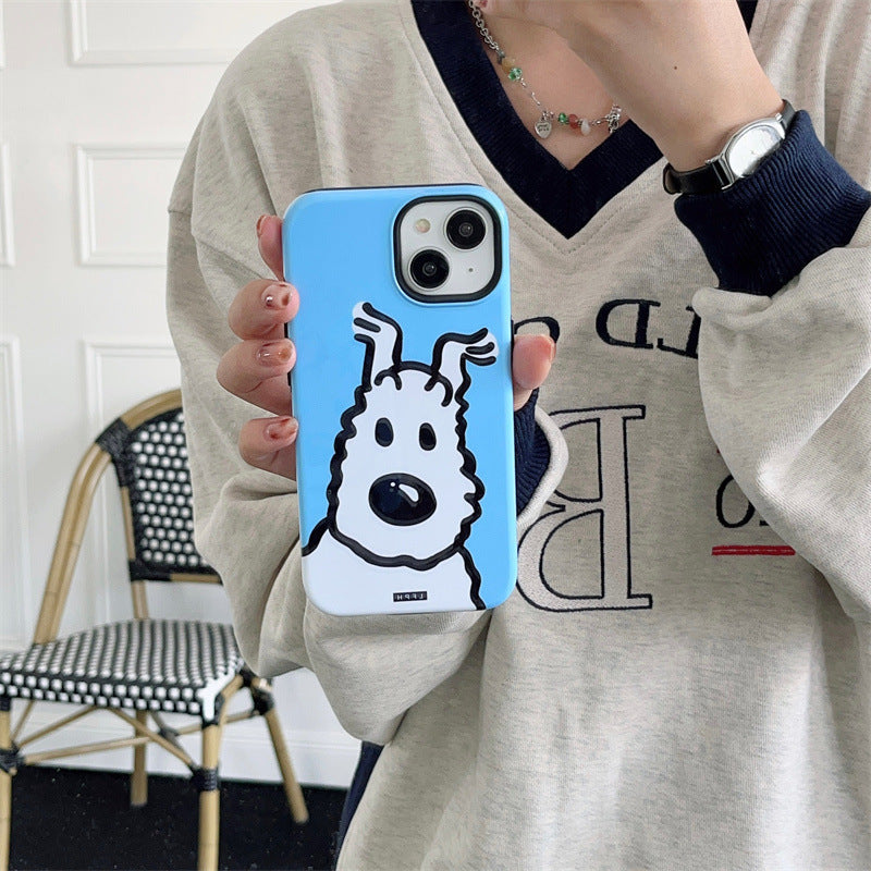 Cartoon Cute Probe Dog Phone Case 82e5f127 0254 4961 b6d3 eab5ad949786
