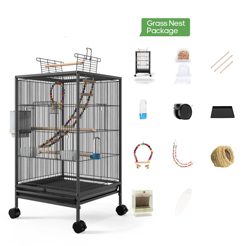 Parrot Xuanfeng Bird Cage With Feeder Toy Grass Nest Breeding Box 82e96fc7 8579 4a2e a827 c55cc9443676