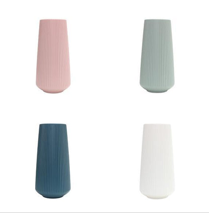 Large Simple Plastic Vase Dry And Wet  Flower Arrangement Container 82fca582 c444 4688 b8a4 8c3b5150a394