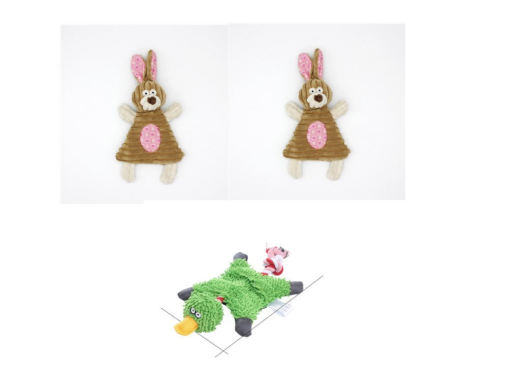 Pet Toy Donkey Shape Corduroy Chew Toy For Dogs Puppy Squeaker Squeaky Plush Bone Molar Dog Toy Pet Training Dog 83031fa2 586