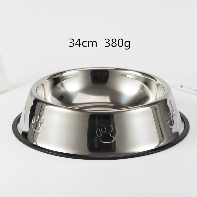 Stainless steel dog bowl 8304446554157