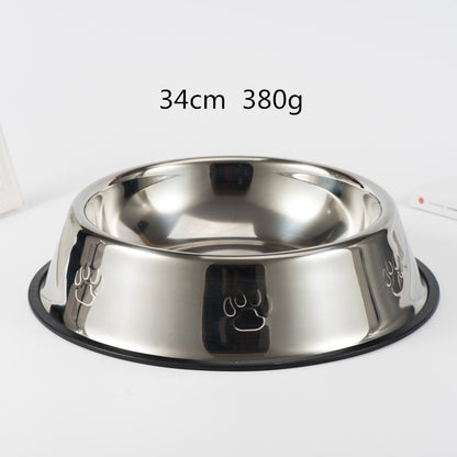 Stainless steel dog bowl 8304446554157