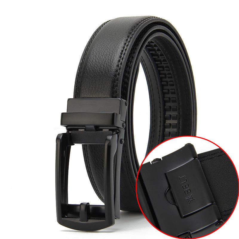 Two-layer Cowhide Fake Needle Automatic Buckle Men's Special Belt 8313a58c ff35 4ed3 ac1a 5f514ff162c6
