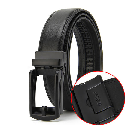 Two-layer Cowhide Fake Needle Automatic Buckle Men's Special Belt 8313a58c ff35 4ed3 ac1a 5f514ff162c6