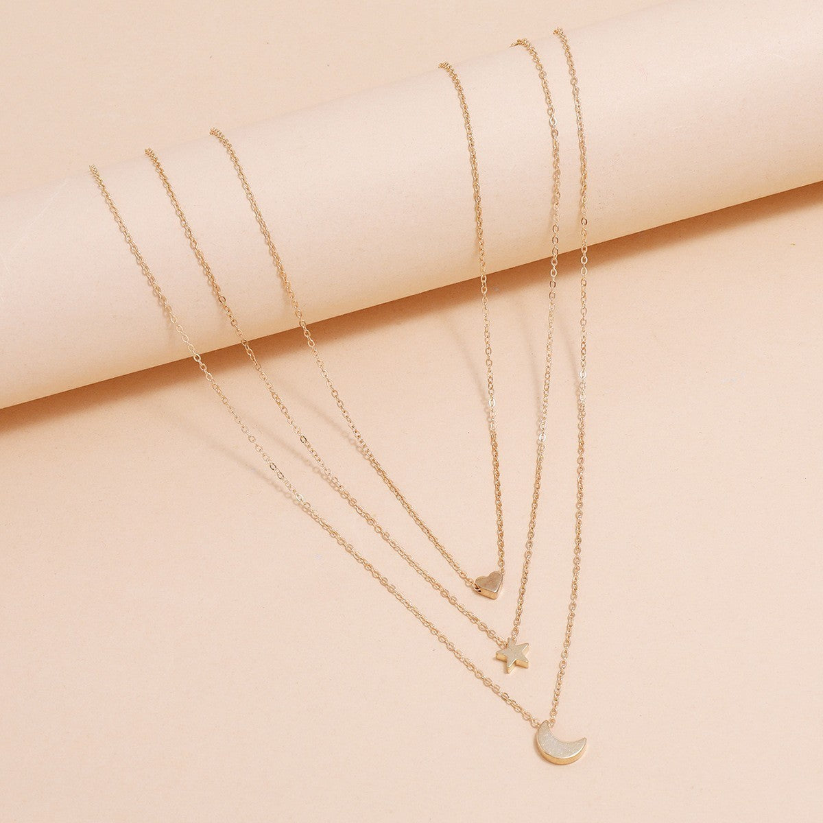 Shang Multi-layer Star Moon Love Pendant Necklace 832e5d14 d22b 4cb9 8982 dd98d78d509e