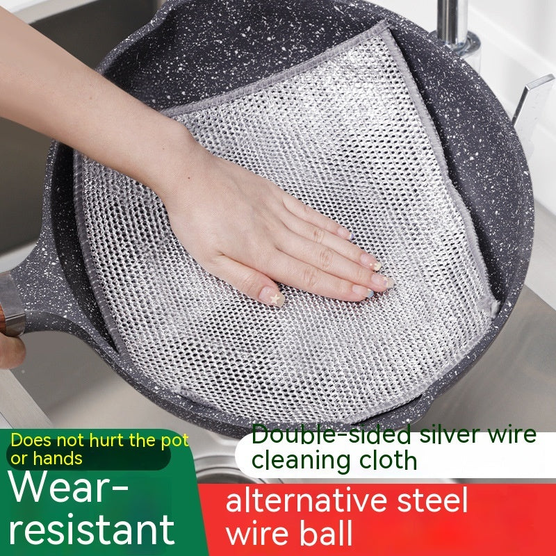 Steel Wire Ball Cloth Kitchen Cleaning Dishcloth 8332ce4b 0a62 4f69 b0c3 a38d6ca16710