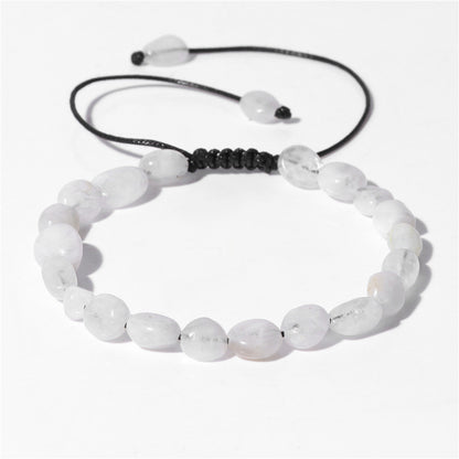Natural Stone Traveling Irregular Beads Woven Bracelet 833fadd9 adf5 4ee3 ba41 25ece9cb6ee5
