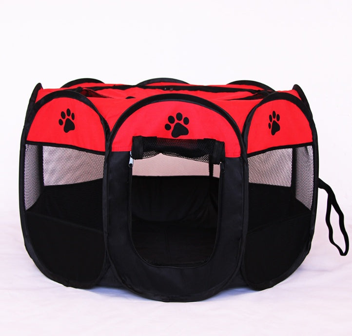 Fast folding octagonal pet fence, 600D Oxford cloth, waterproof and catching cat, dog cage, pet cage 834078324792