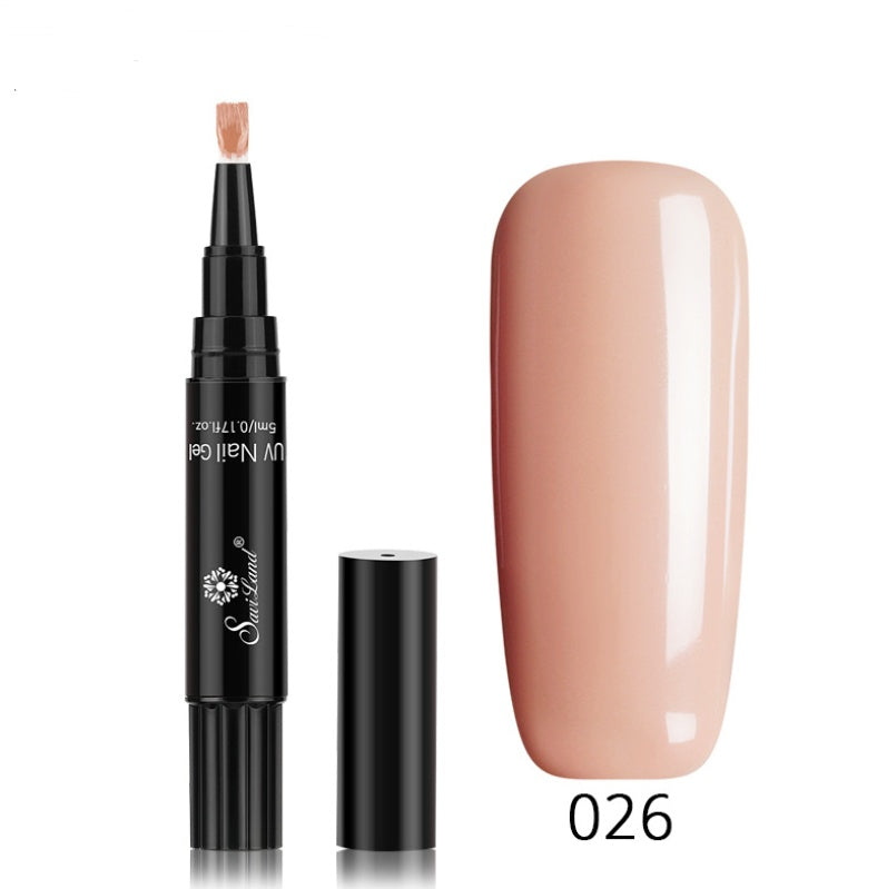 3 In 1 Gel Nail Varnish Pen Glitter One Step Nail Art Gel Polish Hybrid - HD Wireless Product #20