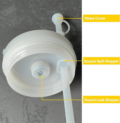 Silicone Straw Plug Silica Gel Cup Cover Leak-proof Plug Anti-overflow Plug 83442e24 0b49 4df4 b4f4 bea9f6dc0fc9