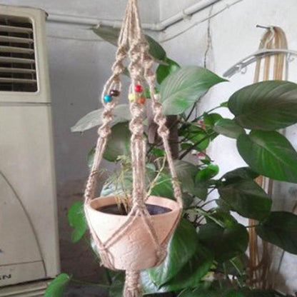 Hanging Pot Holder Rope Basket 8344887892368