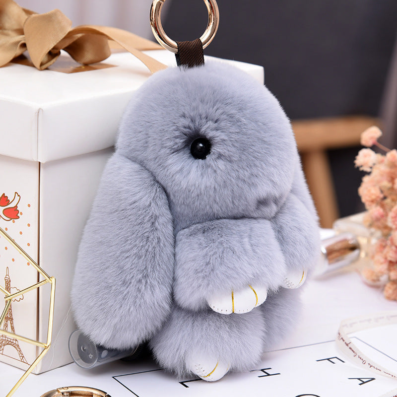 Fashionable Cotton Cute Rabbit Keychain Pendant 8355ebe5 1316 44c6 959f a703be598f22