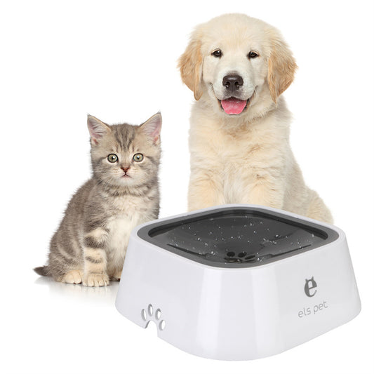 1.5L Cat Dog Water Bowl Carried Floating Bowl Anti-Overflow Slow Water Feeder Dispenser Pet Fountain ABS&PP Dog Supplies - HD Wireless Product #1