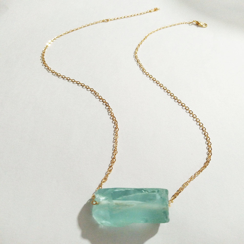 European And American Jewelry Original Crystal Necklace Rough Stone Necklace 83674cdc 418a 4e42 b86c c3dfa7fe0579