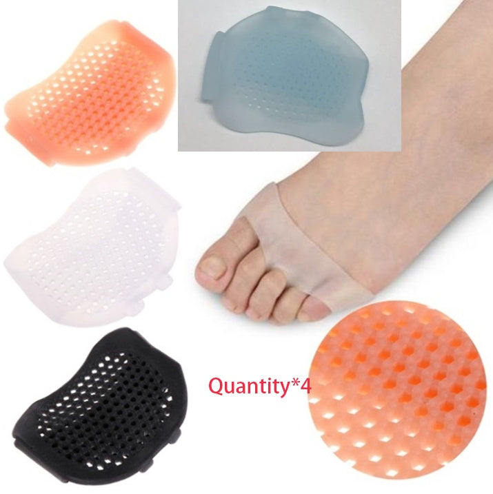 Silicone Forefoot Pads Forefoot Half Yard Insoles Pads Invisible High Heel Shoes Slip Resistant Pads Pain Relief Foot Care To