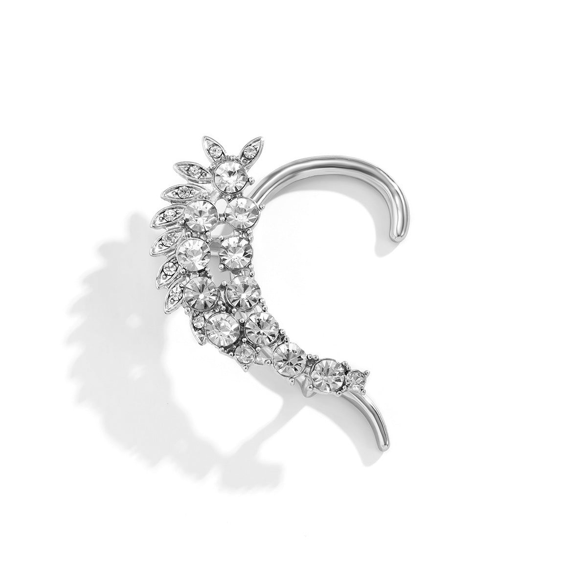 Personality Cold Wind Business Alloy Earrings Simple Micro-set Outline Elf Earrings Female 8373fb8d 05d4 40be 933e 7fe5e8fb9a