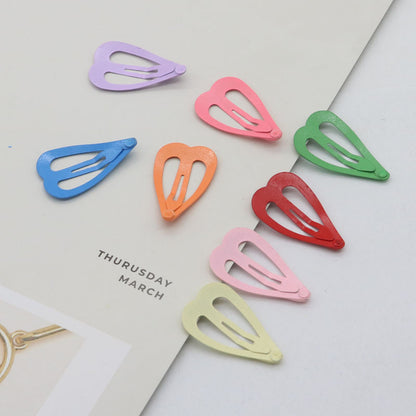 Oil Dripping Spray Paint Side Clip Bang Clip Love Children's Hair Accessories 83787298 98d1 4985 9759 aa9f20d29706