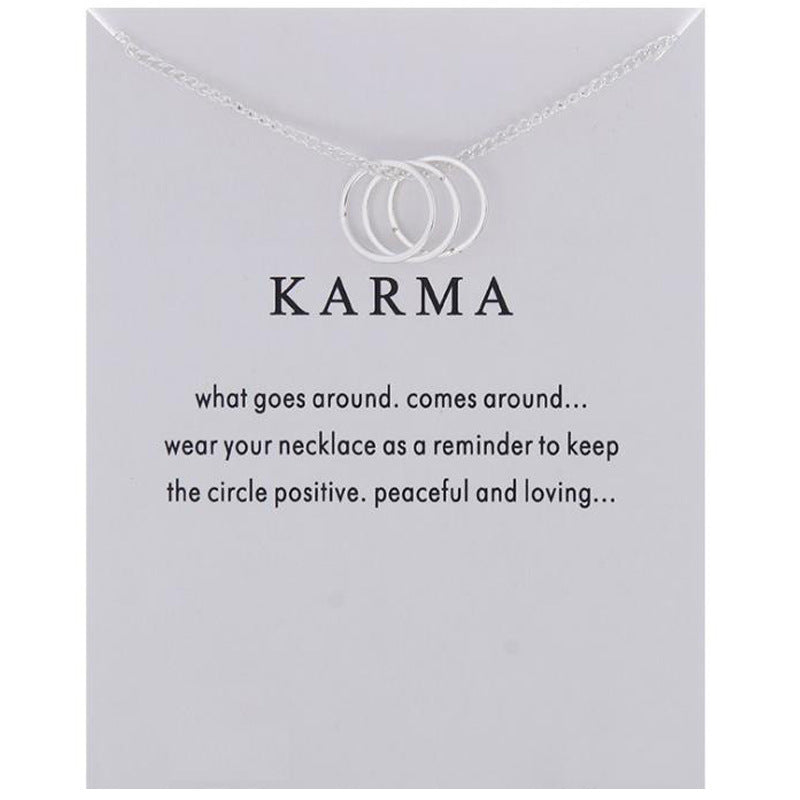Creative Card Three Circle Geometry Necklace 837c1359 f300 4615 92d2 44e6604db2fb