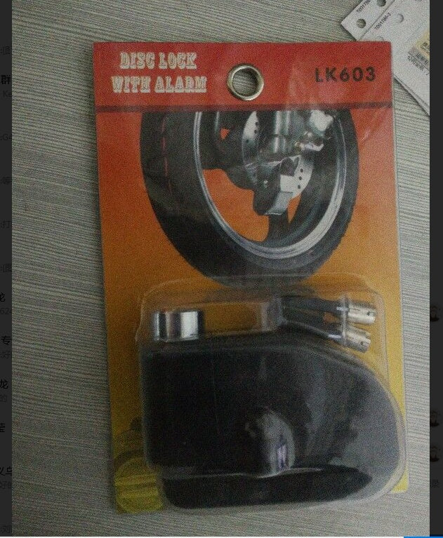 Motorcycle alarm disc brake lock anti-theft lock 838291341739